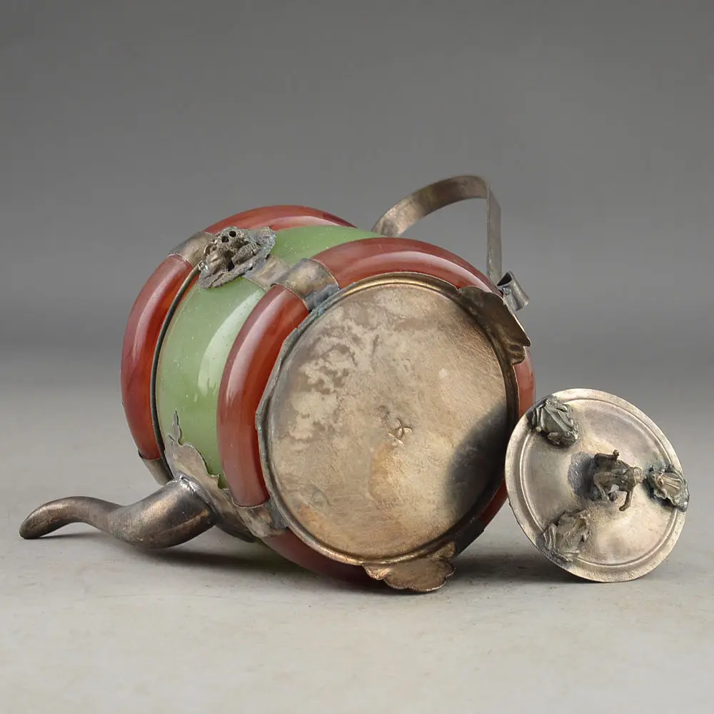 Прекрасный Китайский коллекционный старинный нефрит ручной работы