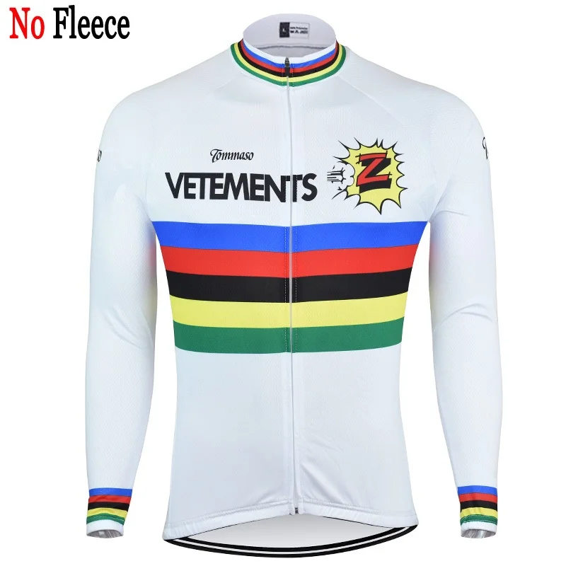 NEW Long sleeves Cycling jersey Winter Thermal Fleece/Autumn no Fleece Clothing White Bike Clothes Wear | Спорт и развлечения