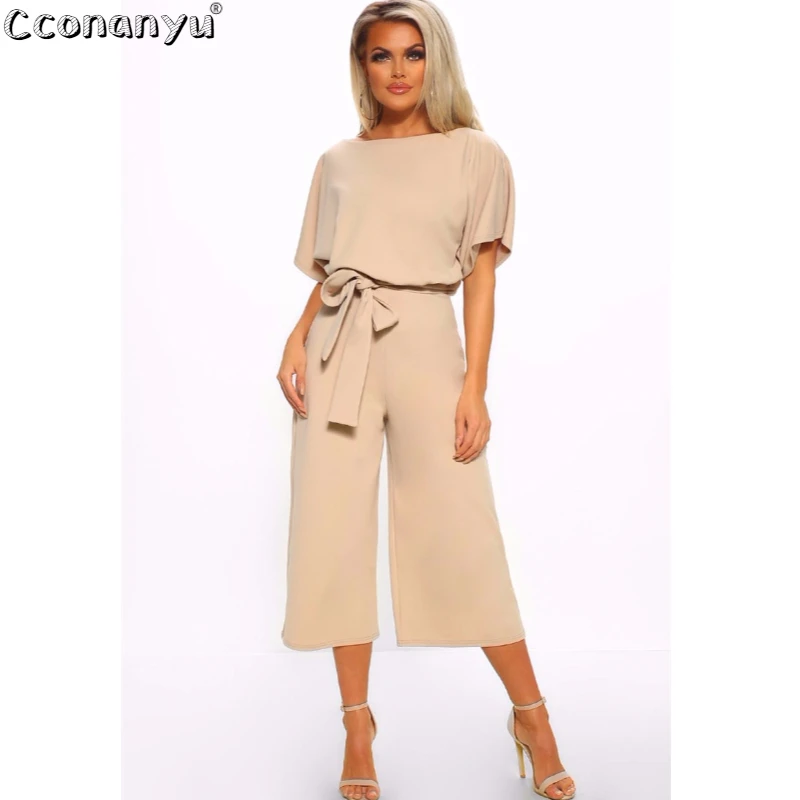 2019 сексуальный женский длинный комбинезон летний боди пляжный с карманами