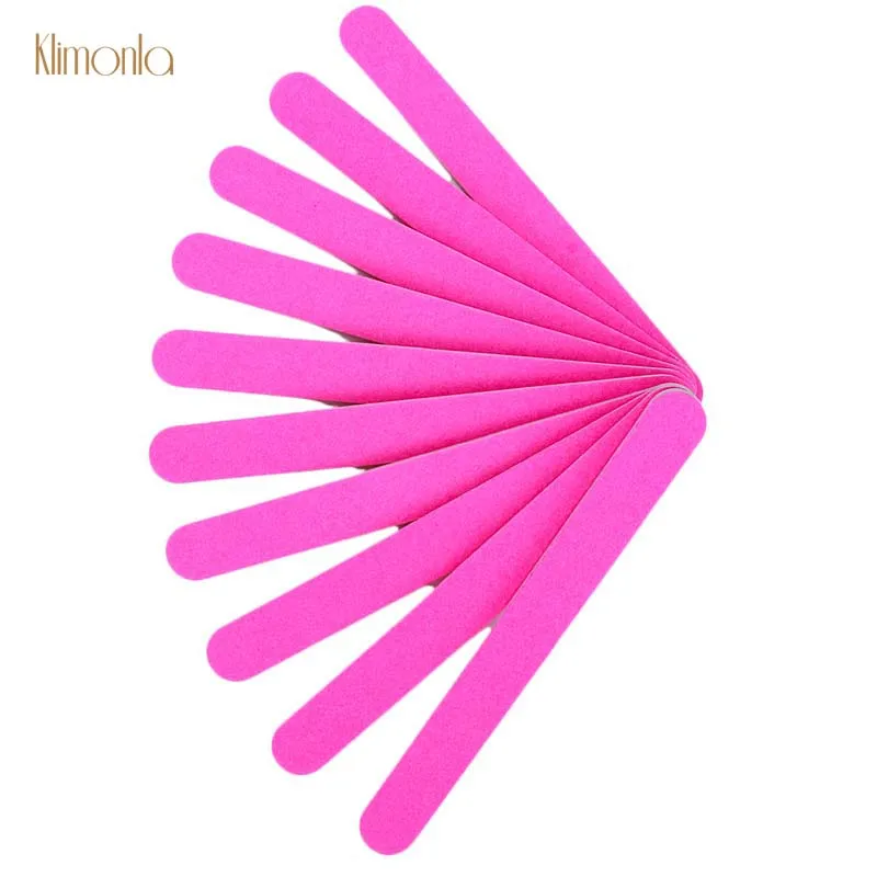 

10pcs Nail File Sponge 100/180 Nail Art Sanding Files Buffing Polishing Blocks Manicure Pedicure Care Tools