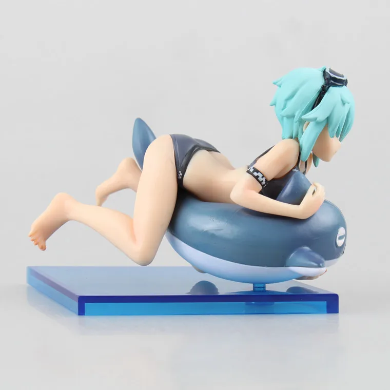 Экшн фигурка Sword Art Online Asada Sinon сексуальное бикини мультяшная кукла ПВХ 13 см