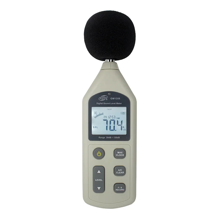 Шумомеры GM1356 Ручной цифровой звук Шум децибеллометр 30 ~ 130 дБ с USB порт 2 шт./лот