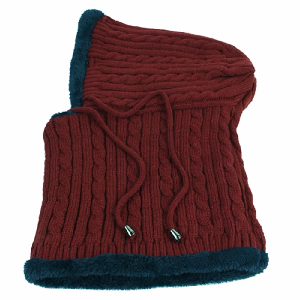 SYi Qarce зимние супер теплые вязанные шапочки Skullies Beanie Gorras Bonnet маска шапка для мужчин и женщин Спорт На Открытом Воздухе Шапка NM084-88