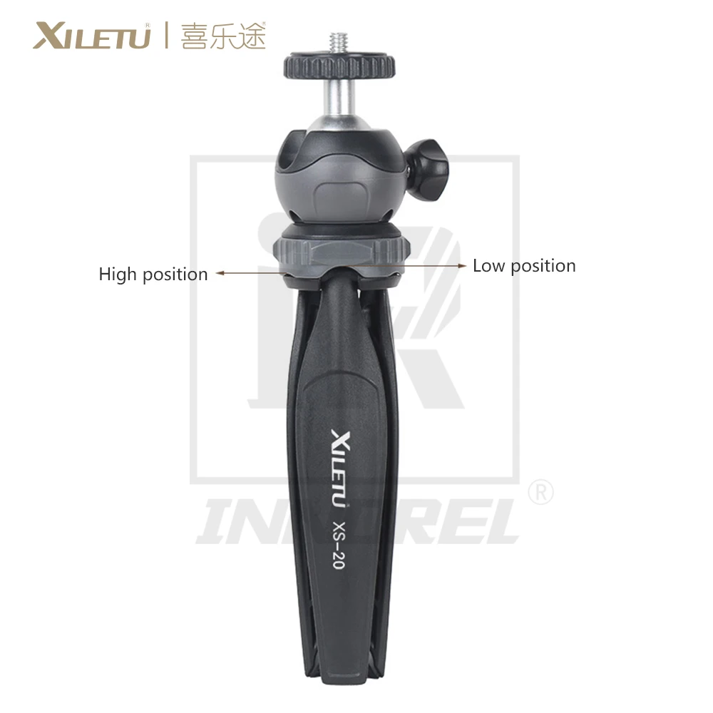 Настольный мини штатив XILETU для смартфона со съемной шаровой головкой|desktop tripod|tripod