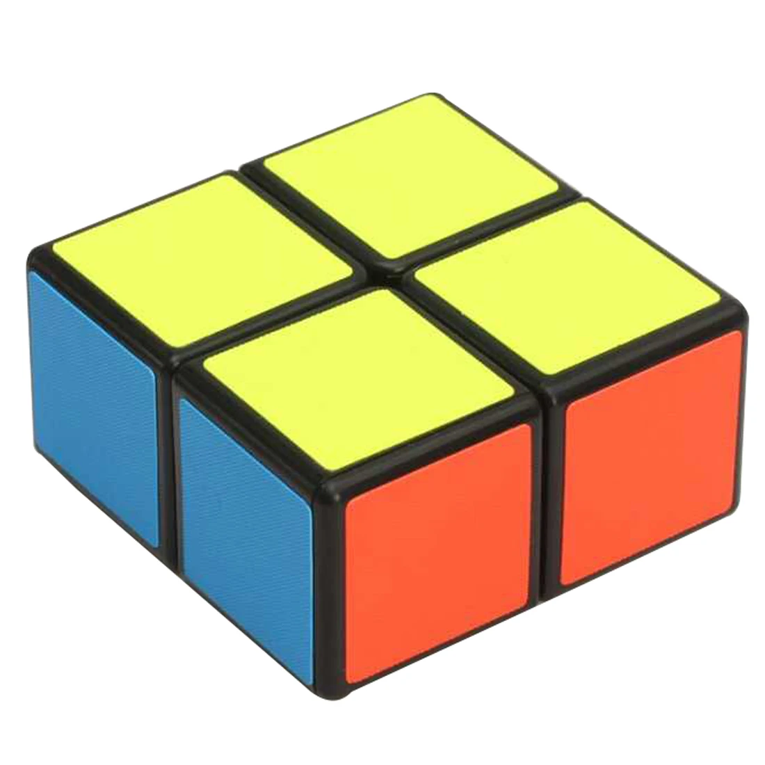 Zcube 122 волшебный куб 1x2x2 скоростной куб головоломка игрушка-черный/белый - Цвет: Черный