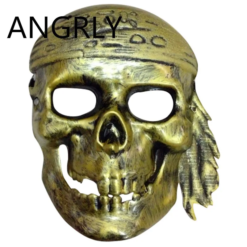 Ангрли мяч Хэллоуин реквизит маска ужаса призрак Фестиваль Карибского моря