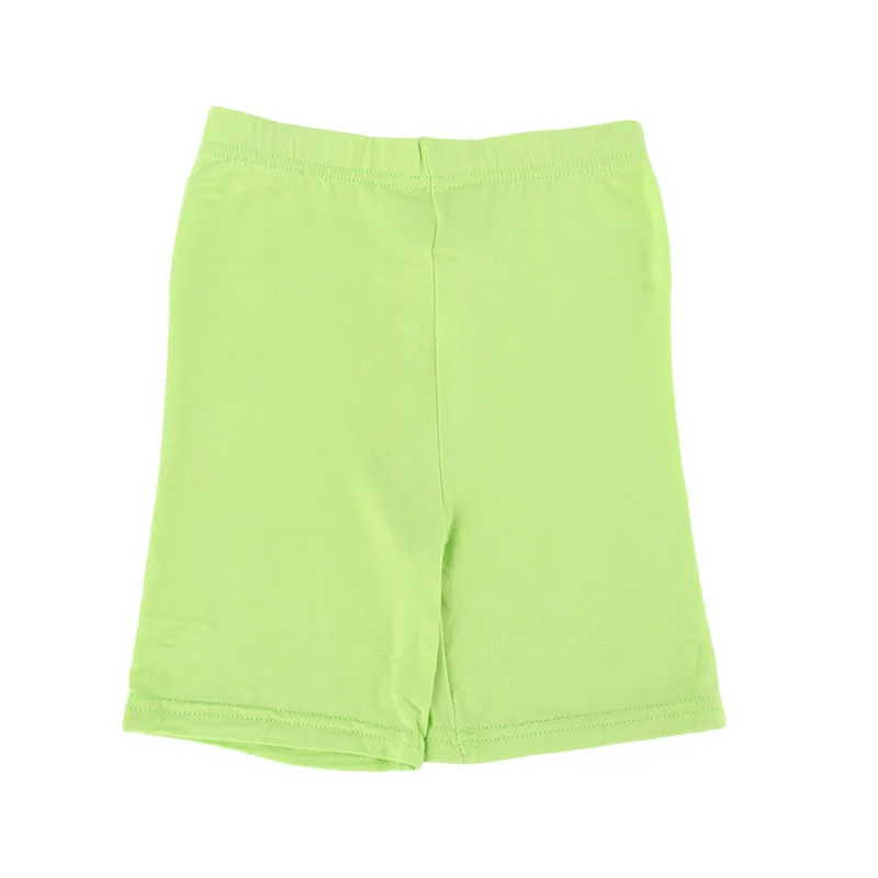 Летние хлопковые повседневные короткие леггинсы для маленьких девочек