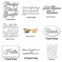 mixed number letters metal cutting dies stencil for diy scrapbooking embossing paper cards decorative crafts template dies