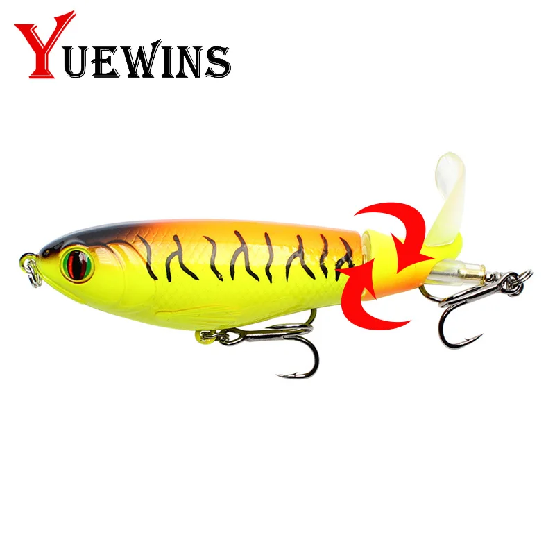 Yuewins 10 см 17 2 г Whopper Plopper плавающий Поппер рыболовная приманка искусственная