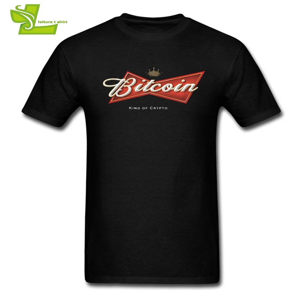 Забавные футболки Биткоин Cryptocurrency топы для мужчин криптовалютный дизайн