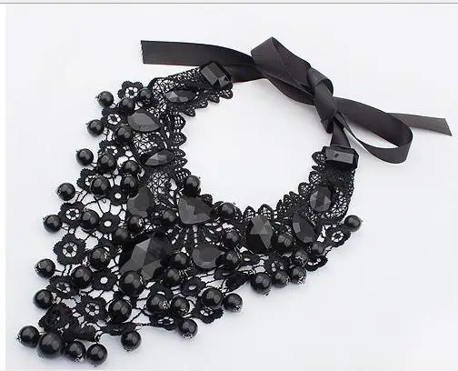 2018 New Fashion Necklaces Women Jewelry Statement Exaggerated Elegance Lace Ball For W | Украшения и аксессуары