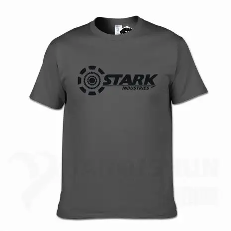 Безупречные отрасли футболки Tony Stark iron man летние брендовые хлопковые футболки 16 цветов повседневные футболки с короткими рукавами для фитнеса