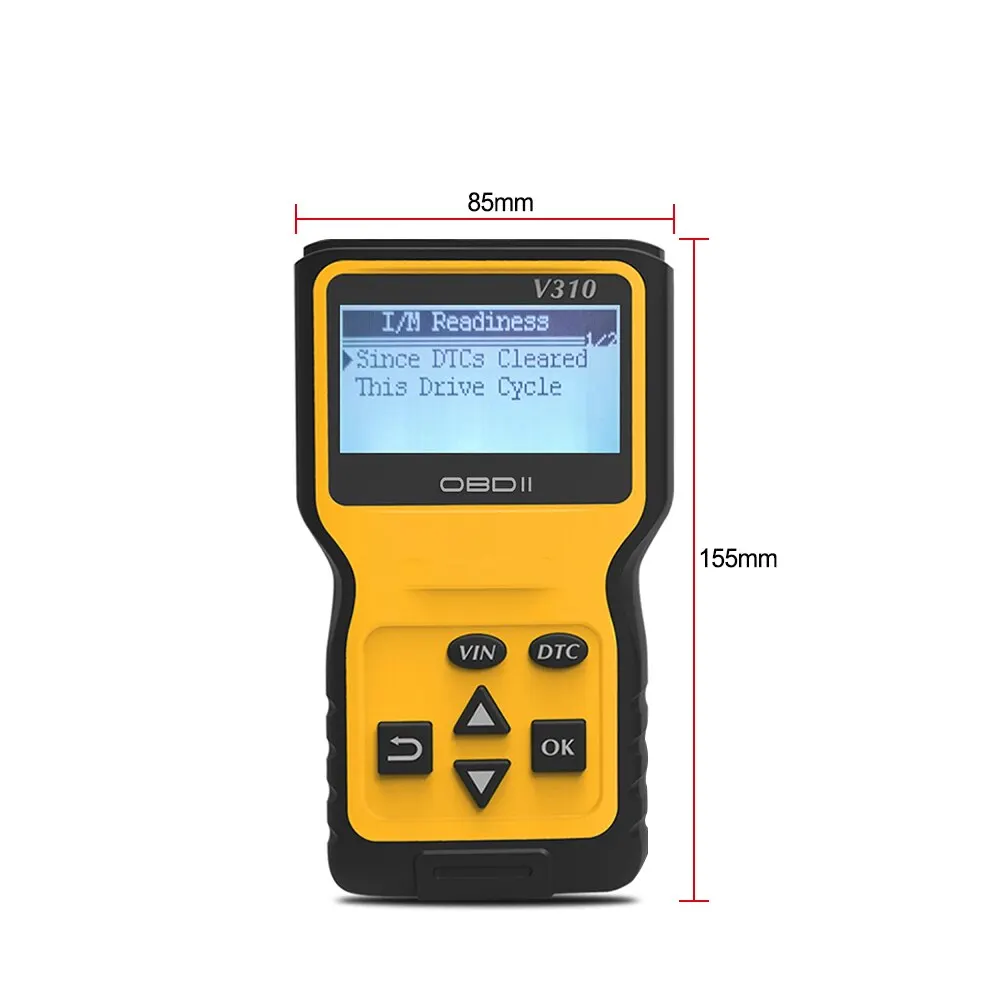 Считыватель кодов OBD OBDII диагностический сканер для автомобиля считыватель