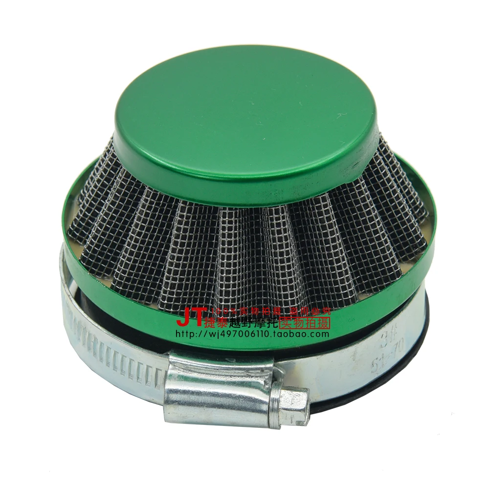 Красный 58 мм воздушный фильтр для газа Мини Мото мотоцикла моторизованный