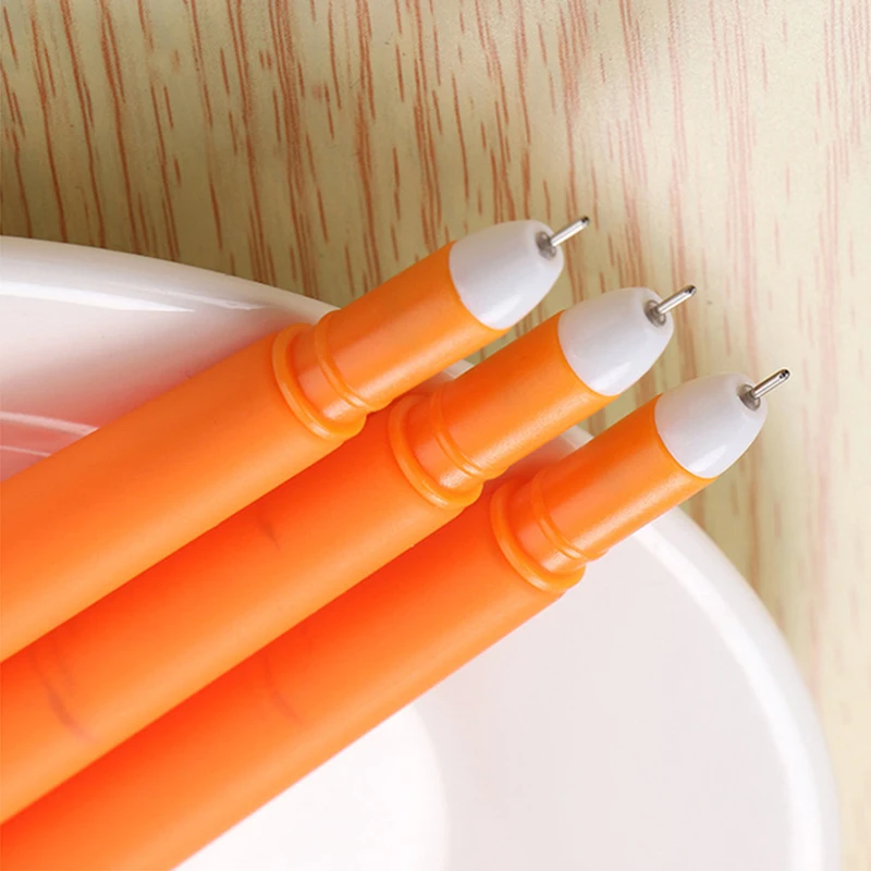 Jonvon Satone office and school supplies Kawaii Carrot Pen Cartoon Gel Material Escolar Stationary lovely stationery goods | Канцтовары