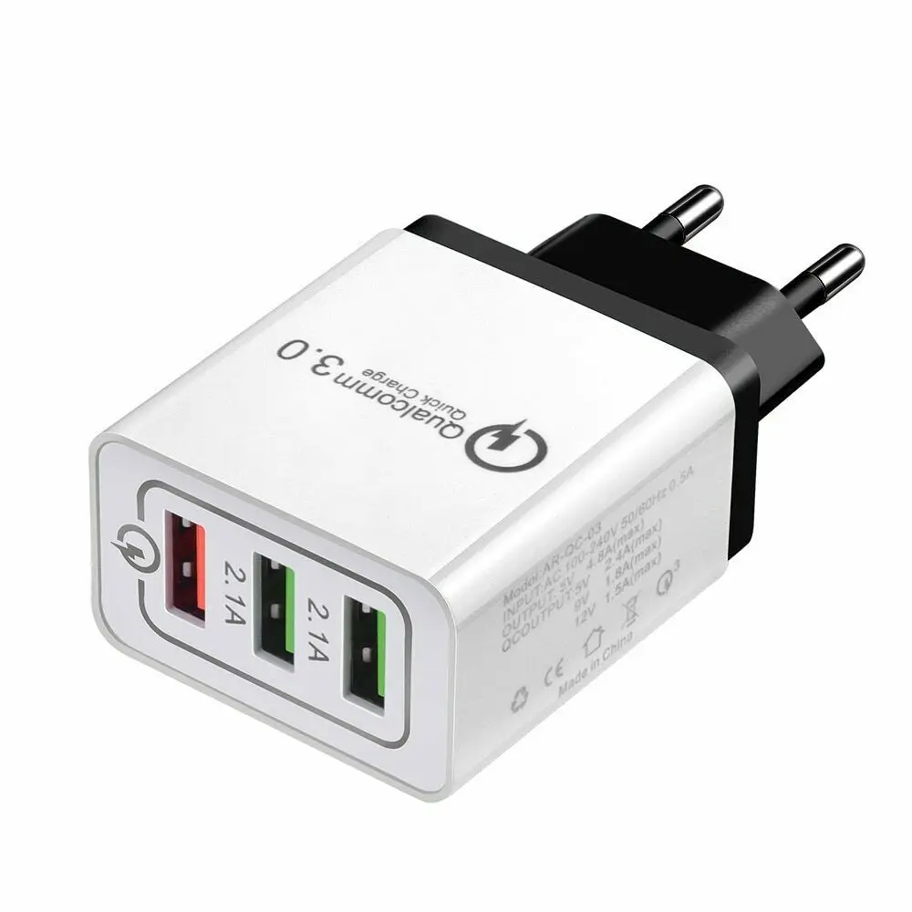 Magcle 18W USB Быстрая зарядка 3,0 5V 3A для Iphone XR XS MAX ЕС нам Подключите мобильный телефон быстрое зарядное устройство для зарядки для Samsug S10 huawei