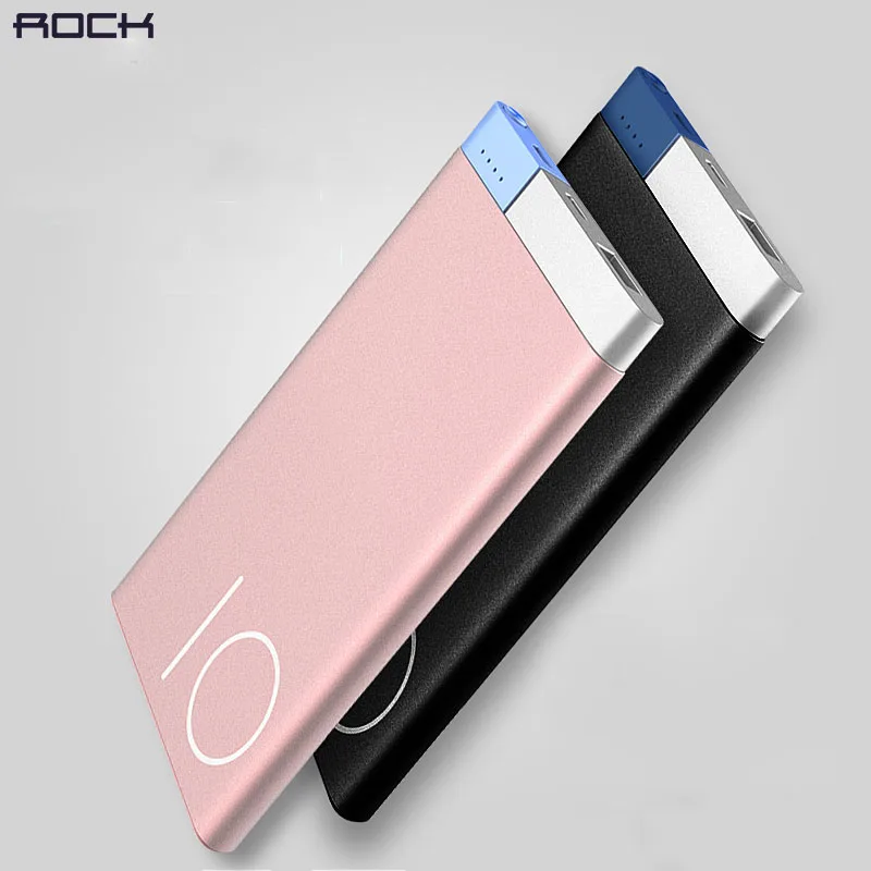 Телефон power Bank 10000 мАч оригинальный рок портативный тонкий маленький милый для