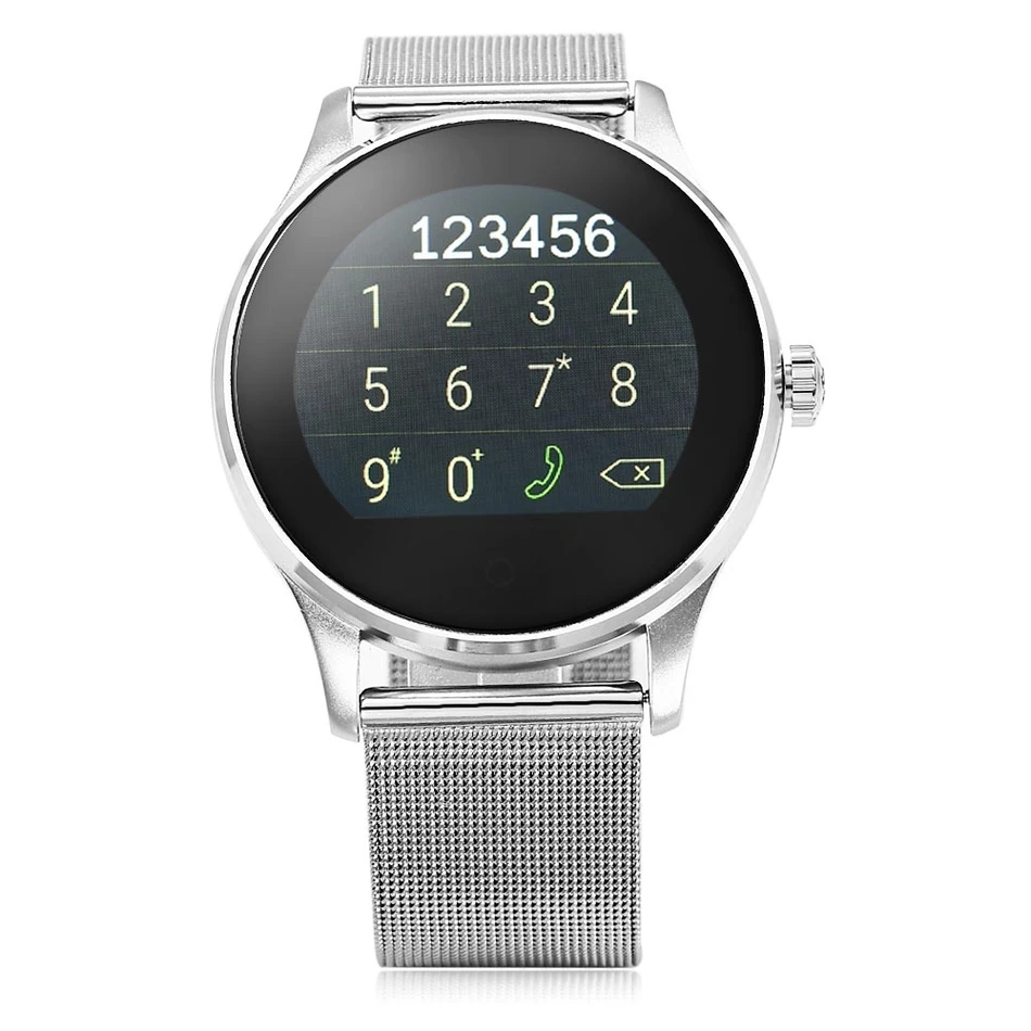 K88H Смарт часы ips круглый экран Поддержка монитор сердечного ритма Bluetooth smartWatch для Iphone huawei IOS Android