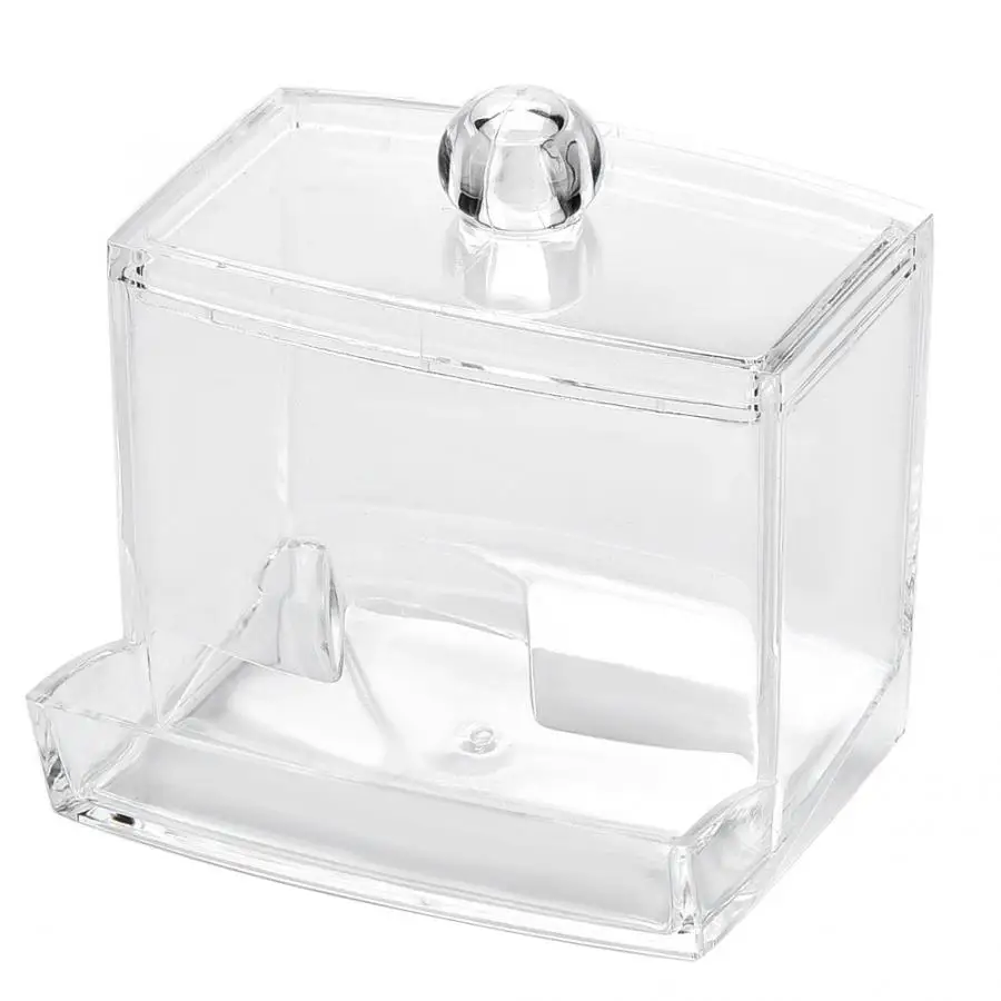 Хлопковые накладки для лица прозрачный акриловый Ватный тампон держатель