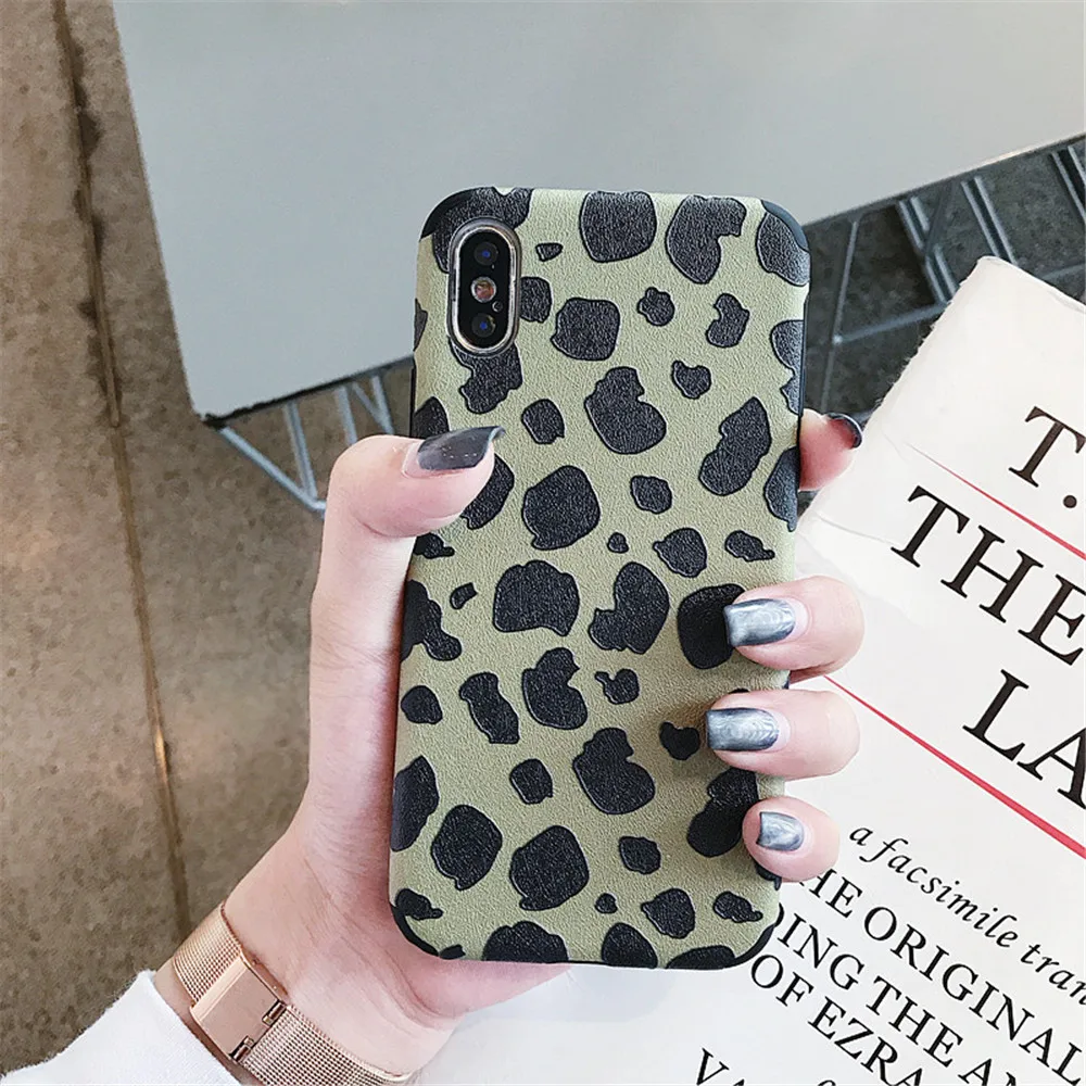 Популярный Новый Животный леопардовый чехол для пары IPhone7 8 6 6S Plus