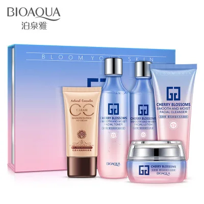 BIOAQUA 5 шт./компл. вишневый цвет косметические средства для ухода за кожей костюм