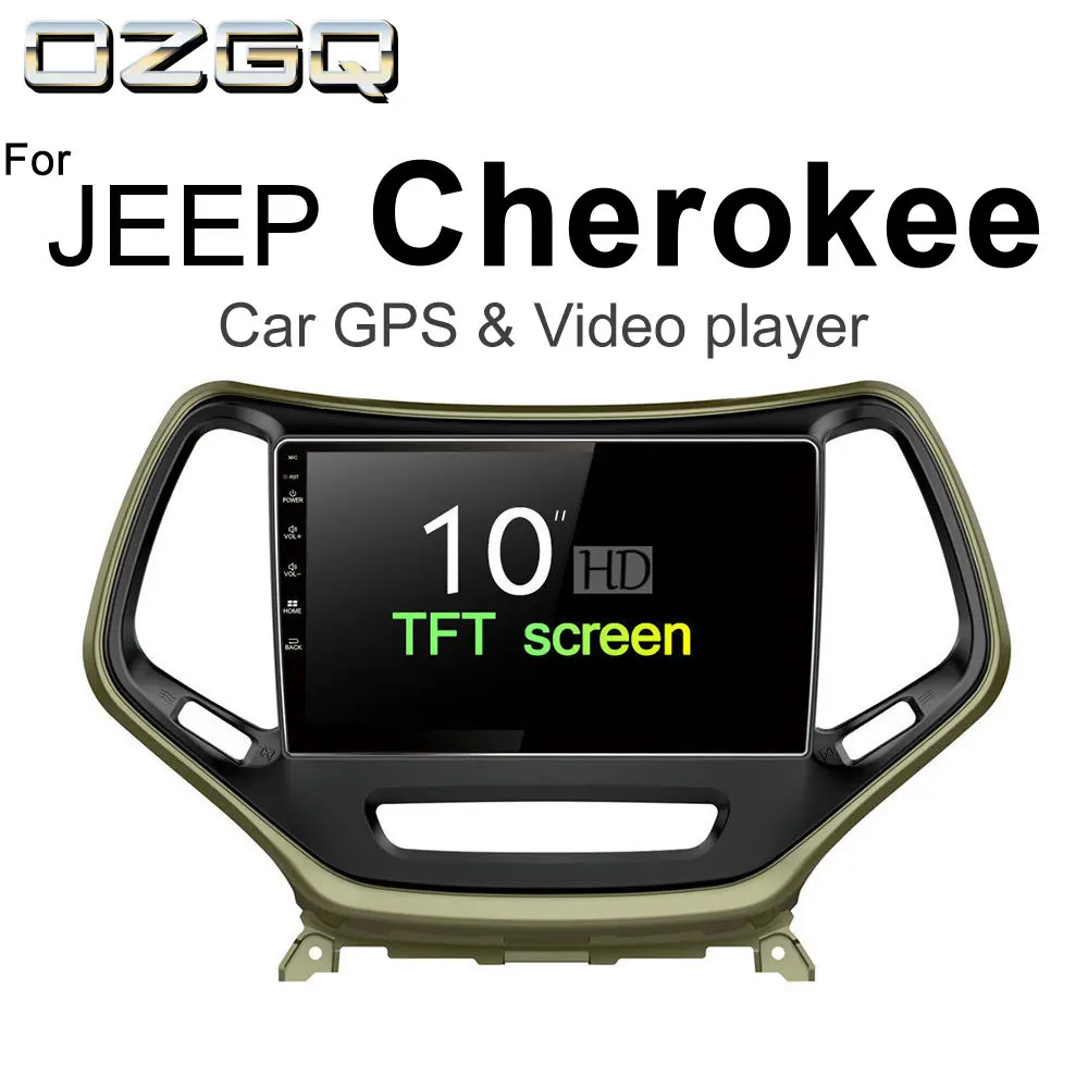 OZGQ Android 7 1 Автомобильный плеер для Jeep Cherokee 2016 2017 2013-2018 HD экран Авто GPS навигация BT