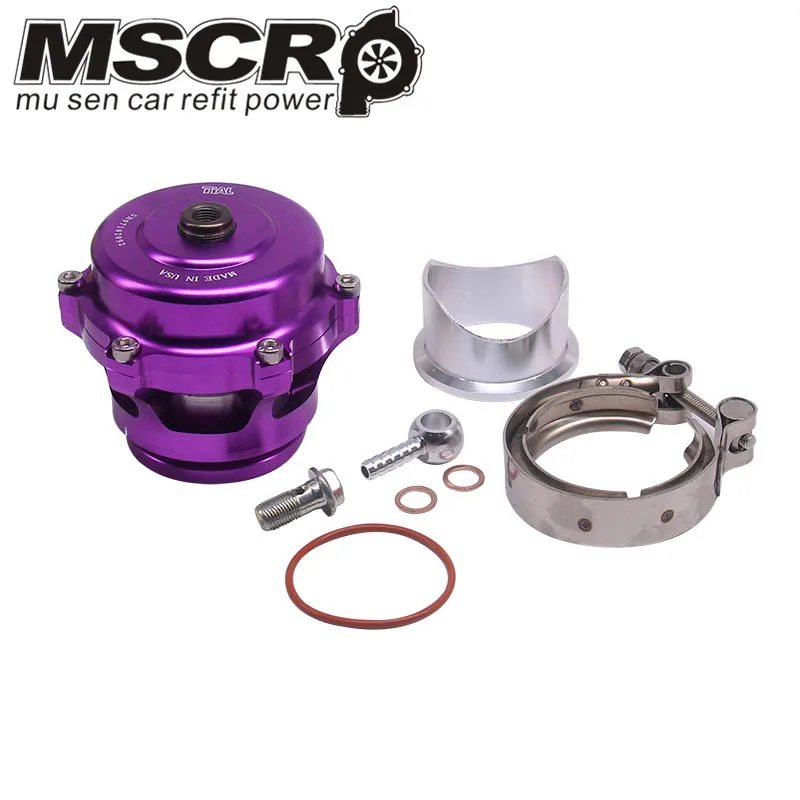 Высокое качество TIAL 50mmQ выдувный клапан CNC BOV аутентичный с v полосным