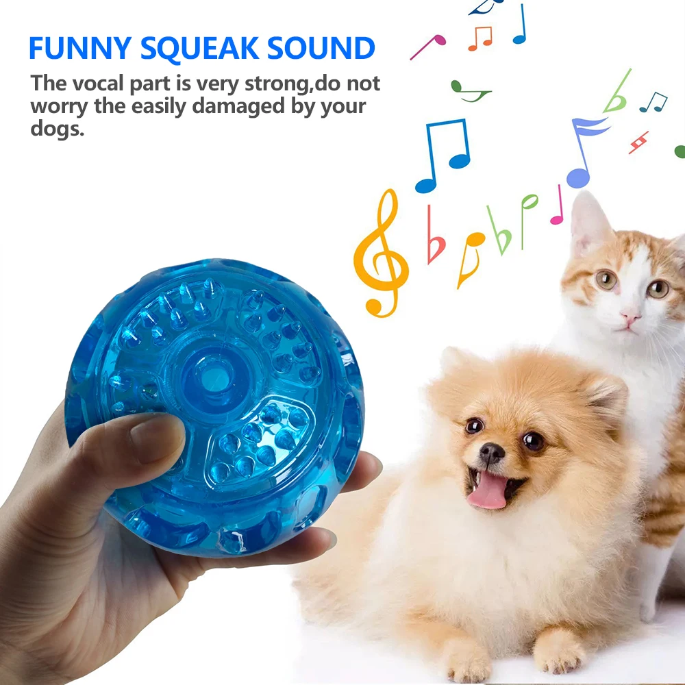 3 шт./компл. Прочная резиновая игрушка для домашних животных писк жевать мяч