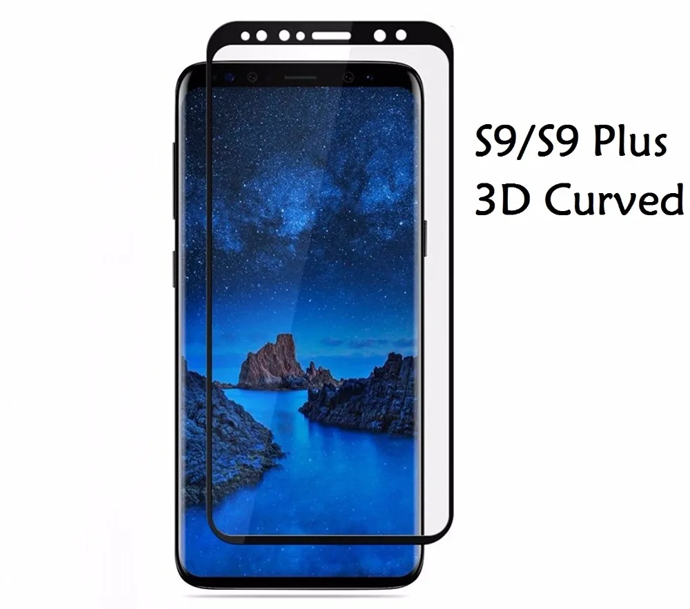 Закаленное стекло для Samsung Galaxy S8 S9 plus A8 2018 3D изогнутое Круглое Note 8 Защитное экрана