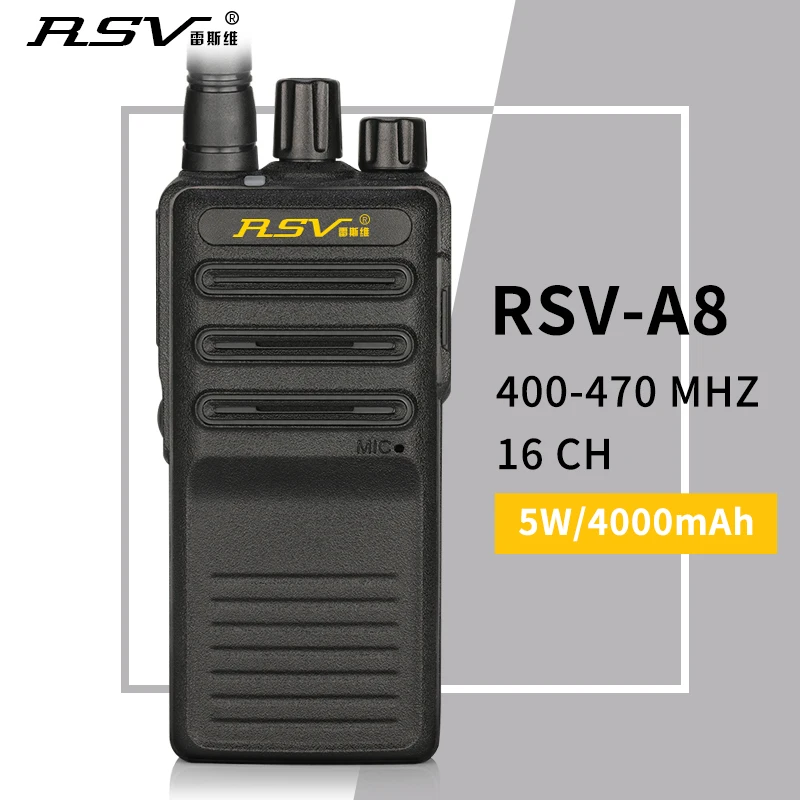 Рация RSV A8 5W 2 шт. скремблер Функция Водонепроницаемый УВЧ VOX Шифрование