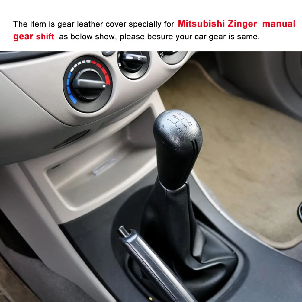 Yuji-Hong, автомобильные Чехлы, чехол для Mitsubishi, Zinger, Ручное переключение передач, ошейники, натуральная кожа, ручная работа, сделай сам, автомобильный стиль