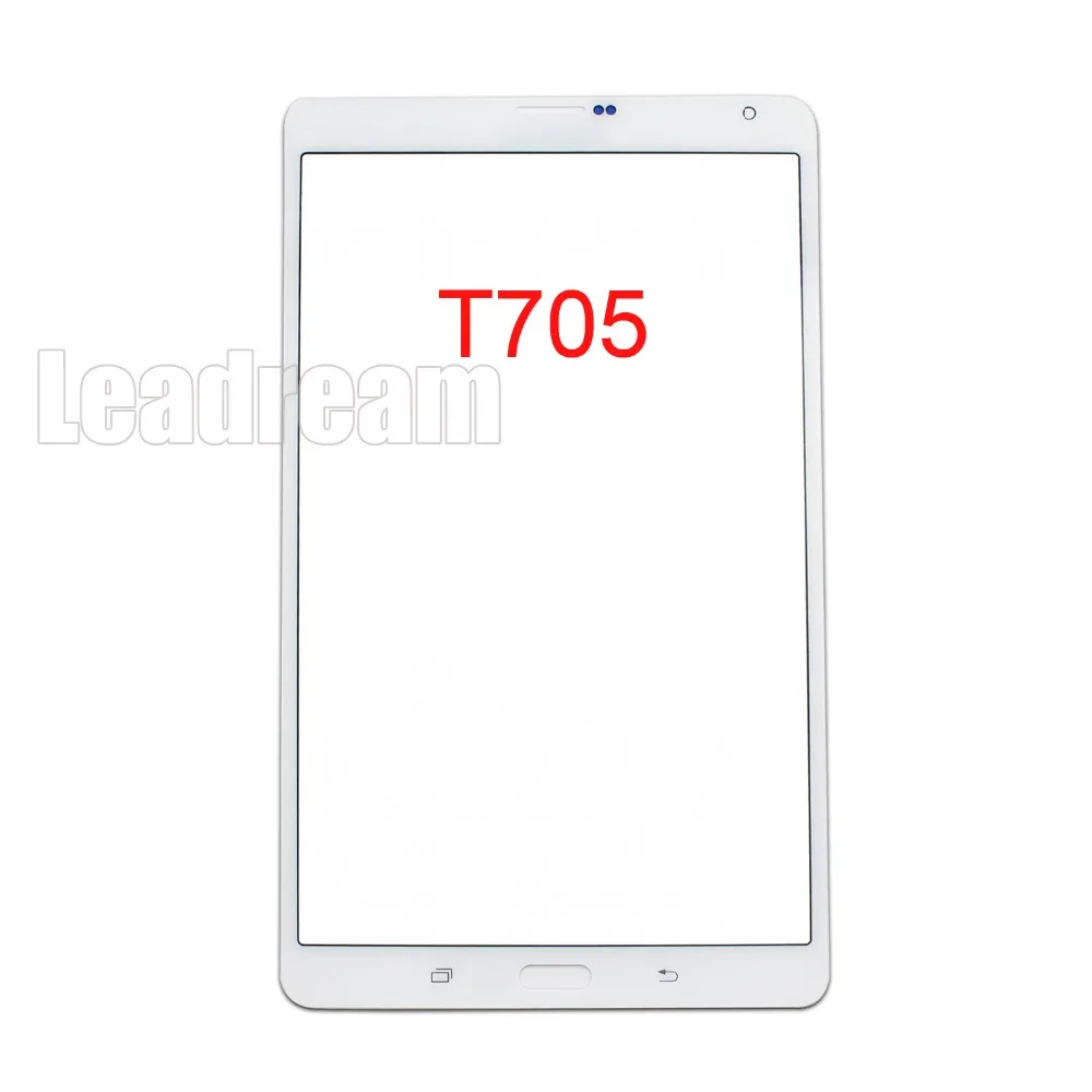 30 шт./лот DHL для Samsung Galaxy Tab S 8. 0 T700 T705 Переднее стекло внешняя панель экрана Замена