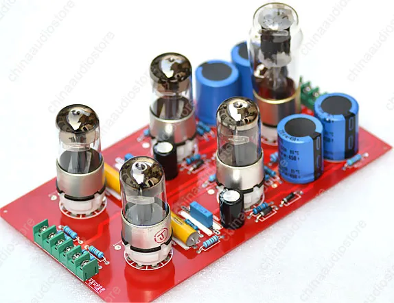 Hi-Fi 6SN7 CV1988 5692 ламповый предусилитель Предварительный усилитель см. Кэри предусилитель, 6SN7 ламповый предусилитель для DIY аудио усилитель мощности, собранный