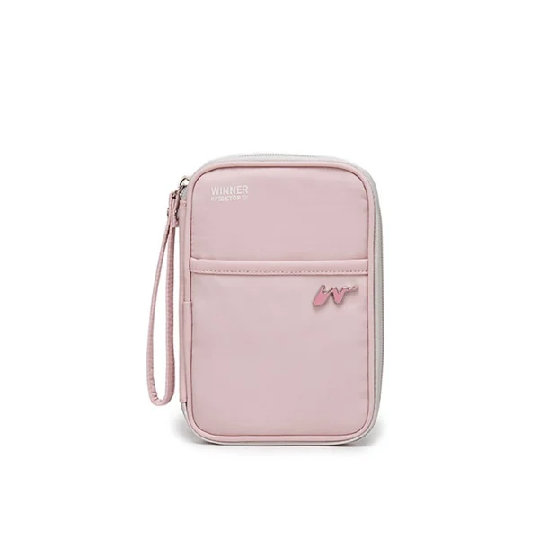 Pink S Многофункциональный кошелек для путешествий, паспорта, карт, держатель для женщин и мужчин, держатель для кредитных карт, для мобильного телефона, для удостоверения личности, для мужчин, t, для хранения, посылка, аксессуары - Цвет: Pink S