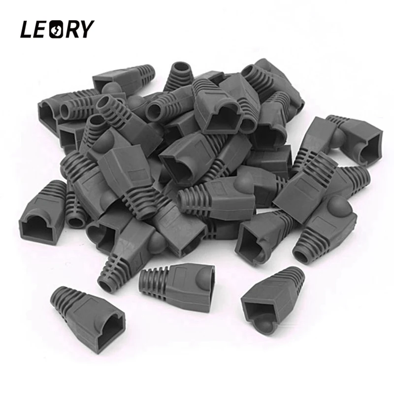 Модульный сетевой кабель LEORY 50 шт. штепсельная вилка RJ45 CAT5/6 8P8C|cap cap|cap covercap rj45 |