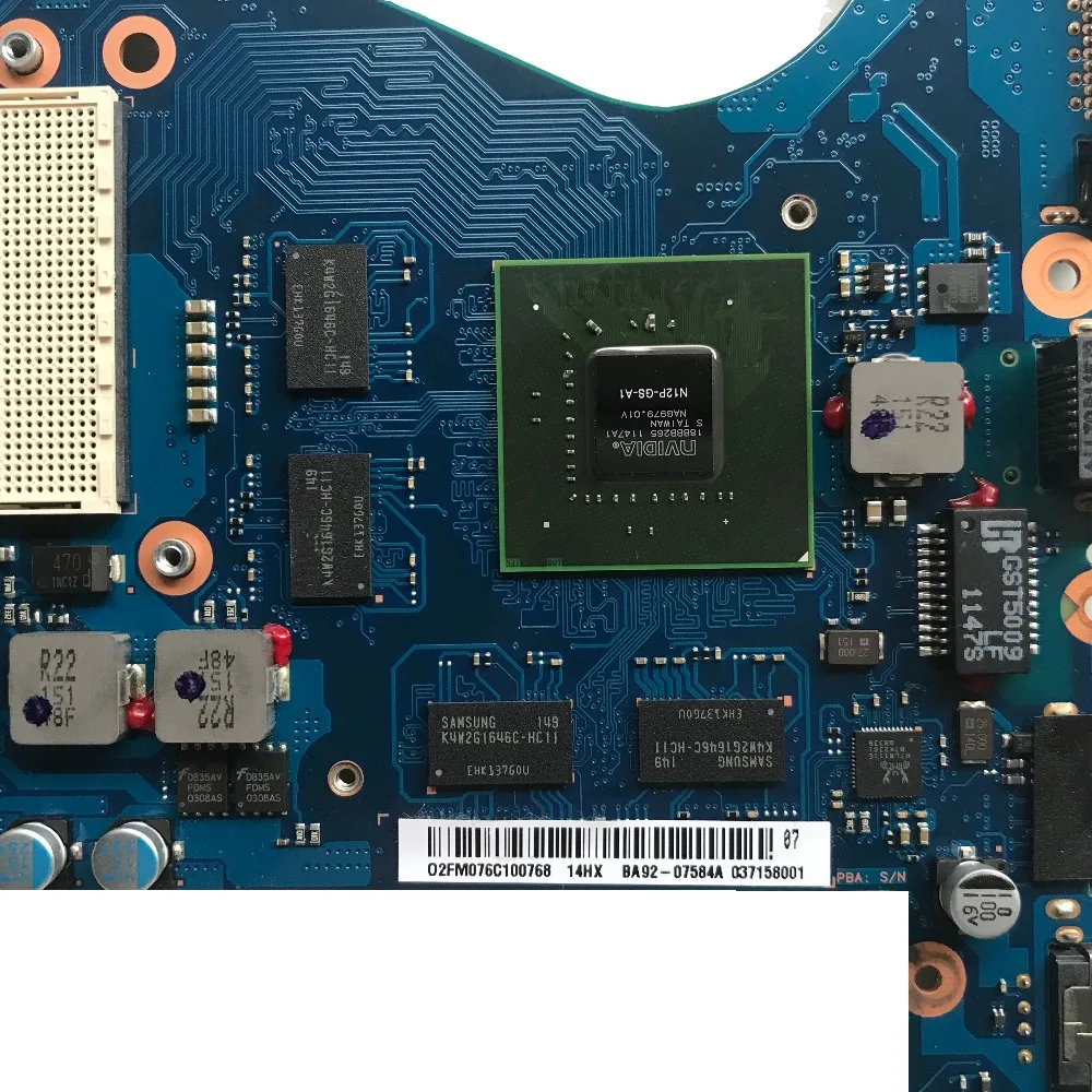 Отлично подходит для samsung RF711 RF511 Материнская плата ноутбука GT540M/2G DDR3 BA41-01473A BA92-07584A BA92-07584B рабочих