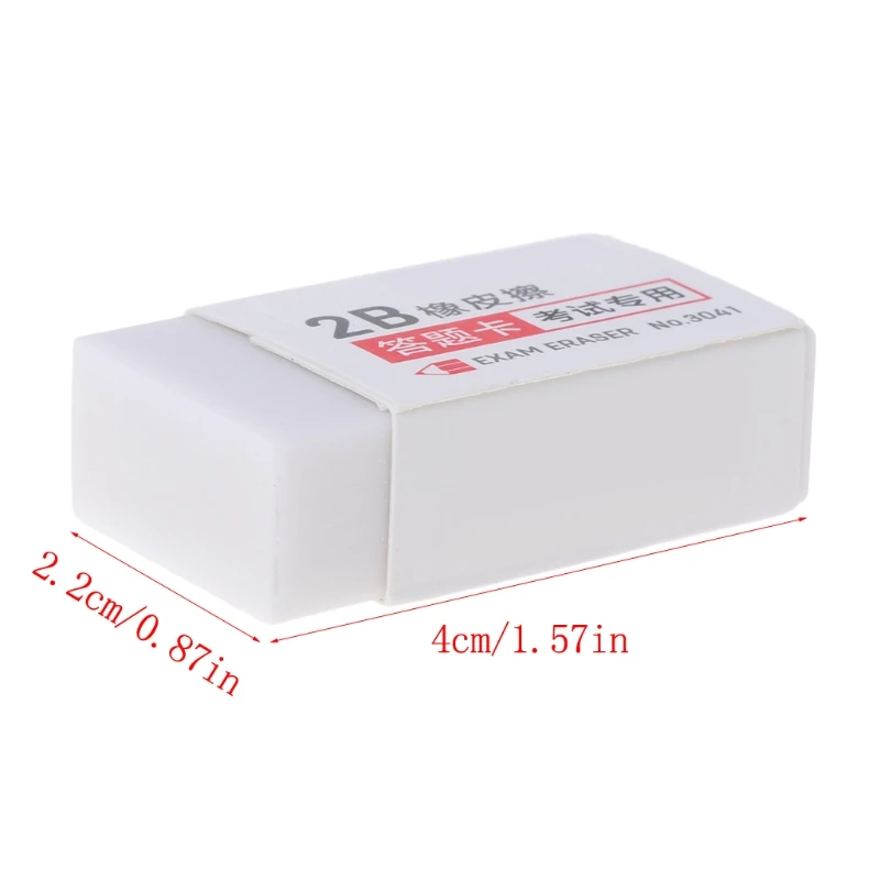 

Soft Rubber 2B Pencil Eraser Advanced Sketch Drawing Artist For Office School