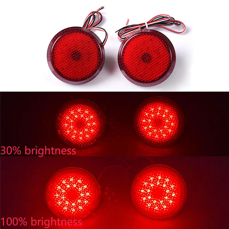 Круглые автомобисветодиодный светодиодные лампы для заднего бампера