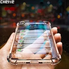 Прозрачный ударопрочный чехол Cherie для LG G6 G7 Plus Q6 Q9, прозрачный мягкий чехол из ТПУ для LG V30 V40 V20 K8 K10 2017 2018, чехол