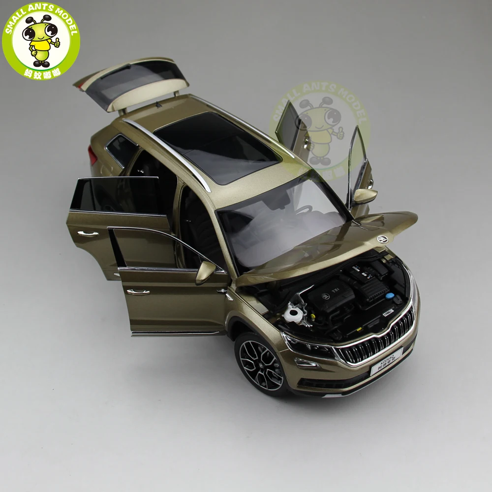 1/18 Skoda KODIAQ SUV литая модель металлическая модель автомобиля SUV Подарочная коллекция хобби золото