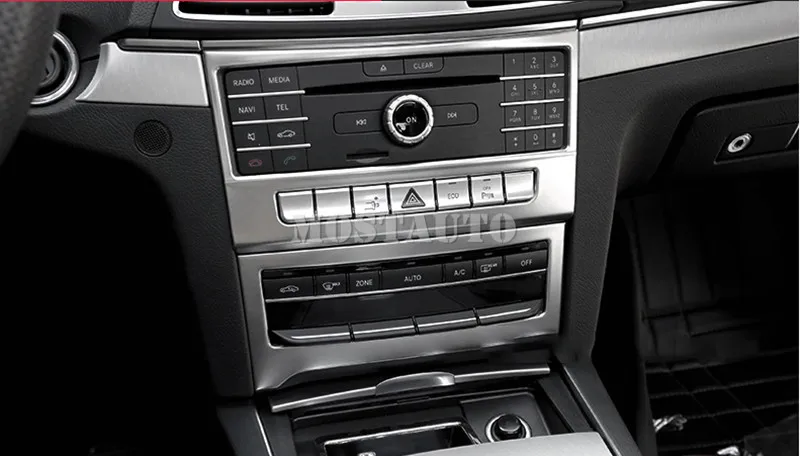 Внутренняя центральная консоль для Benz E Class Coupe W207 C207 панель CD 2014 2016 2 шт.