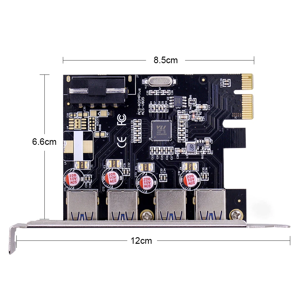 CHIPAL от 1 до 4 USB 3 0 слот мультипликатор концентратор PCIE PCI-E PCI Express Riser Card 1x 16x Горячая