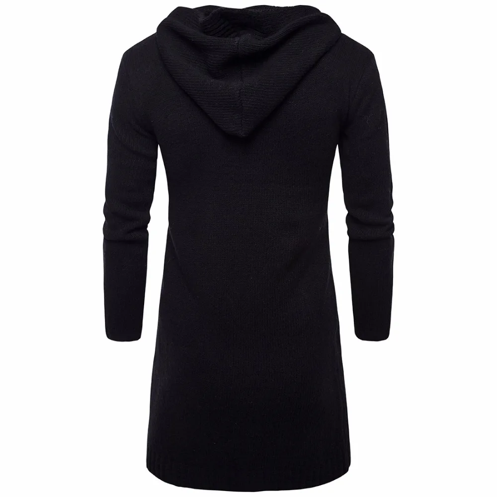 

Nice Brand New Mens Wool Cardigan Sweaters Fashion Men Thick Stand Collar Pullover Long Sleeves Slim Solid Sweaters For Male