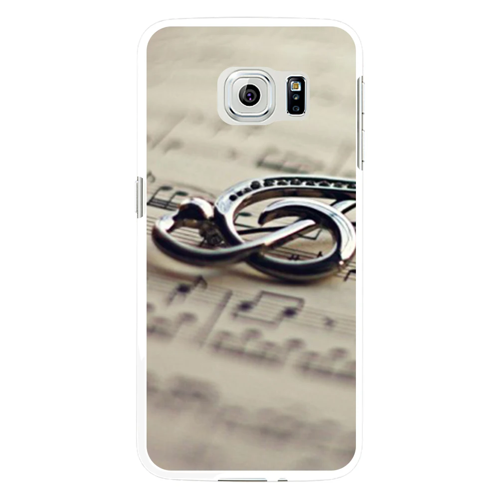 Music Theme Musical Note Print Case Cover for Samsung S6 S7 | Мобильные телефоны и аксессуары