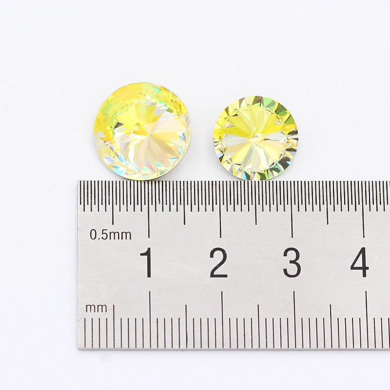 Стразы из хрустального стекла круглые камни для одежды Свободные на одежду