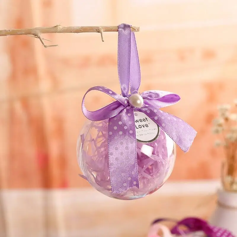 

10pcs/lot Plastic Transparent Ball Candy Box,DIY Wedding Gift Favor Boxes,Party Candy Box,Mini Gift Box Packaging