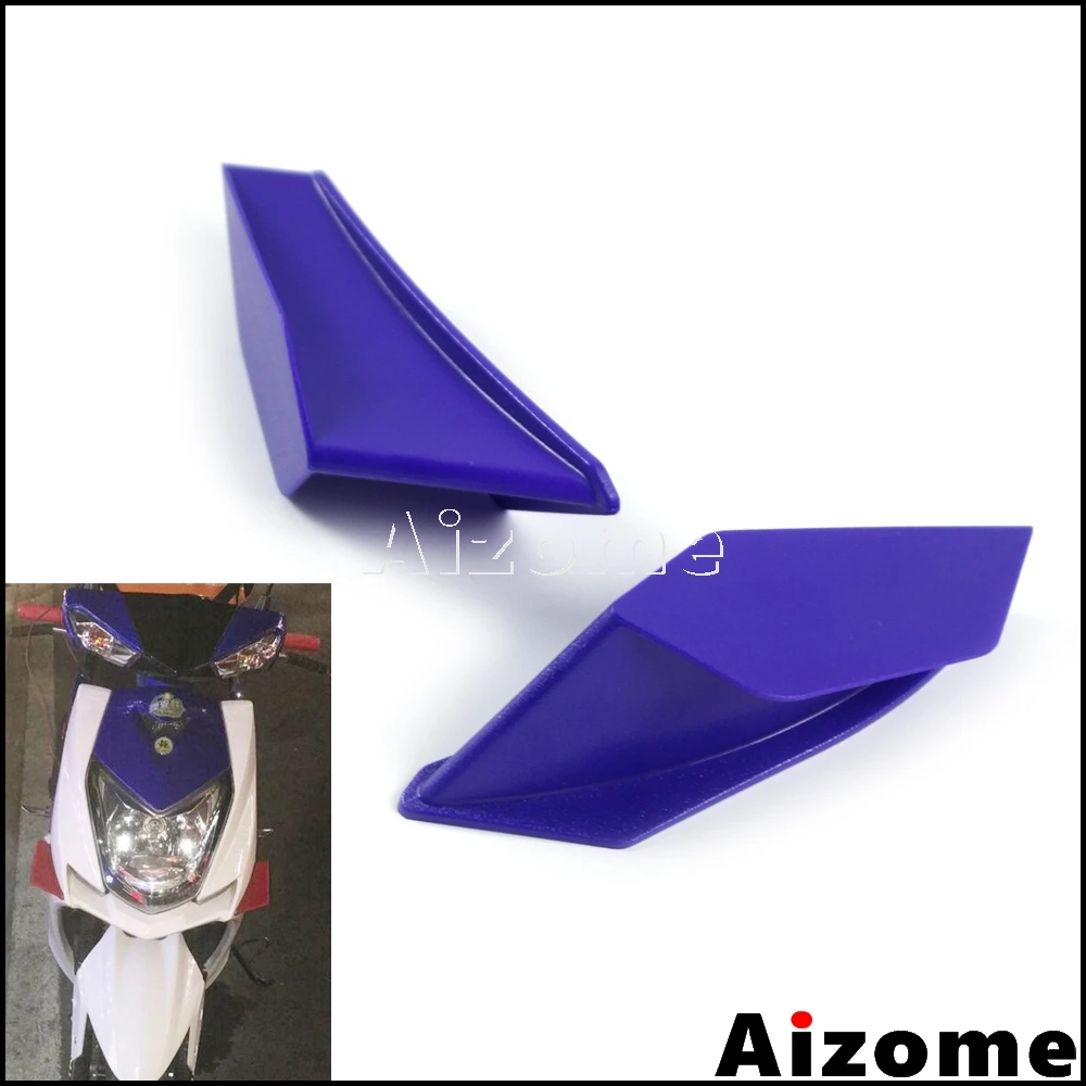Мотоцикл Winglet аэродинамический красный комплект крыла Спойлер для Yamaha Suzuki Kawasaki Honda Nmax Aerox 155 PCX Vario CBR скутер