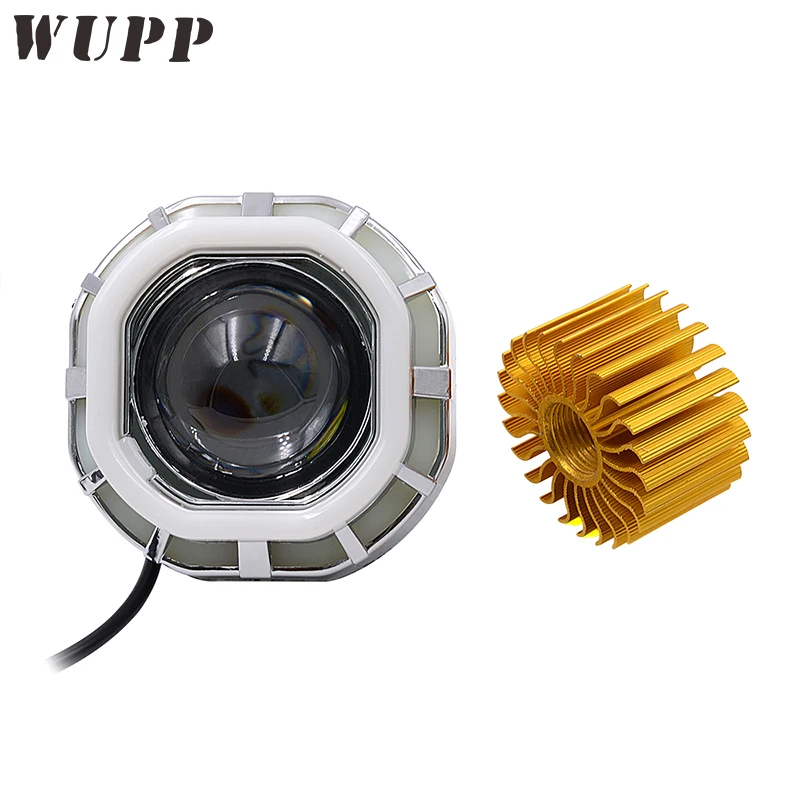 WUPP 12V 85V светильник для прожектора мотоцикла с двойной головкой глаза ангела