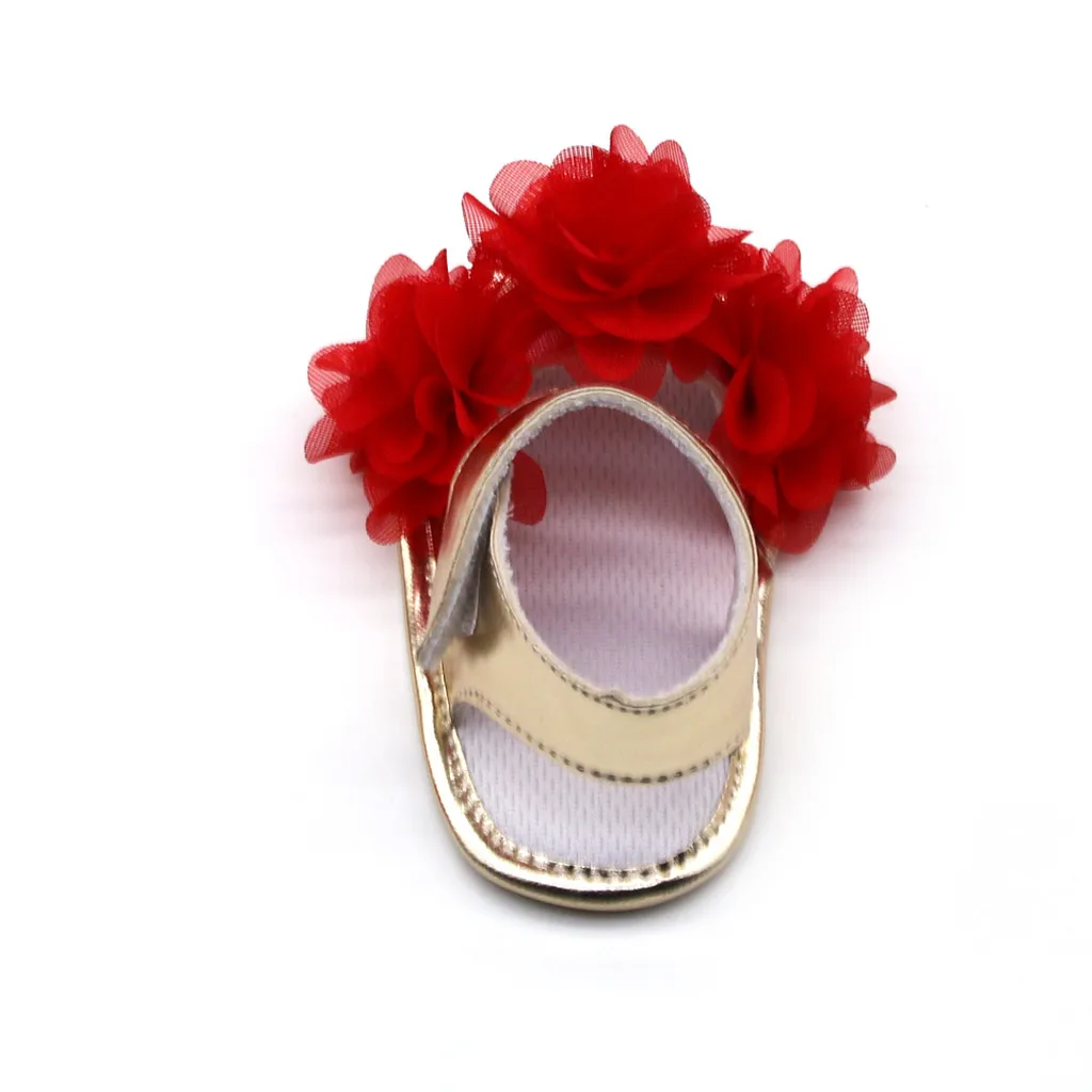 SAGACE/обувь принцессы с цветочным принтом для первых прогулок Милая нескользящая