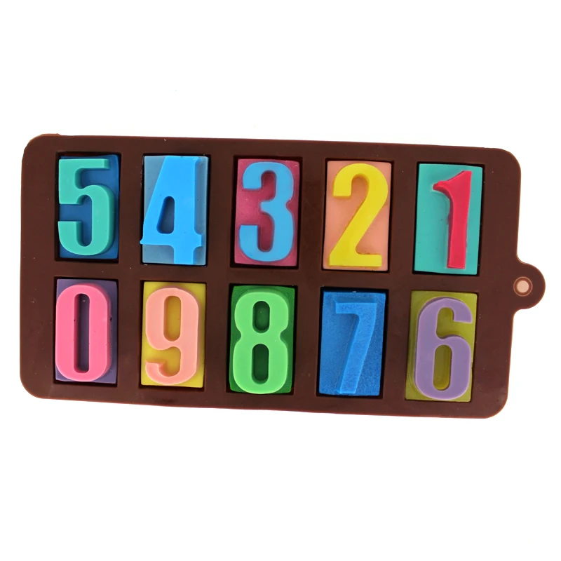 Силиконовая форма для шоколада Николь блочный Алфавит мыльная изготовления